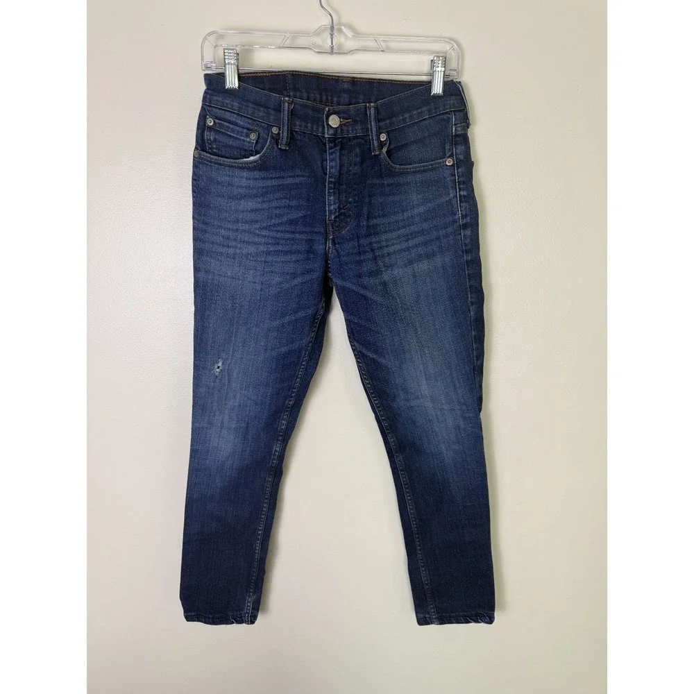 Levi's 511 Slim Fit Jeans Mens 30x32 (28x29) Dark Wash Blue Stretch Denim Casual